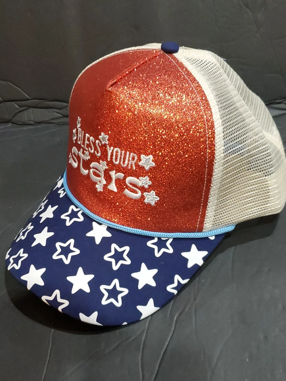 Patriotic red shimmery 